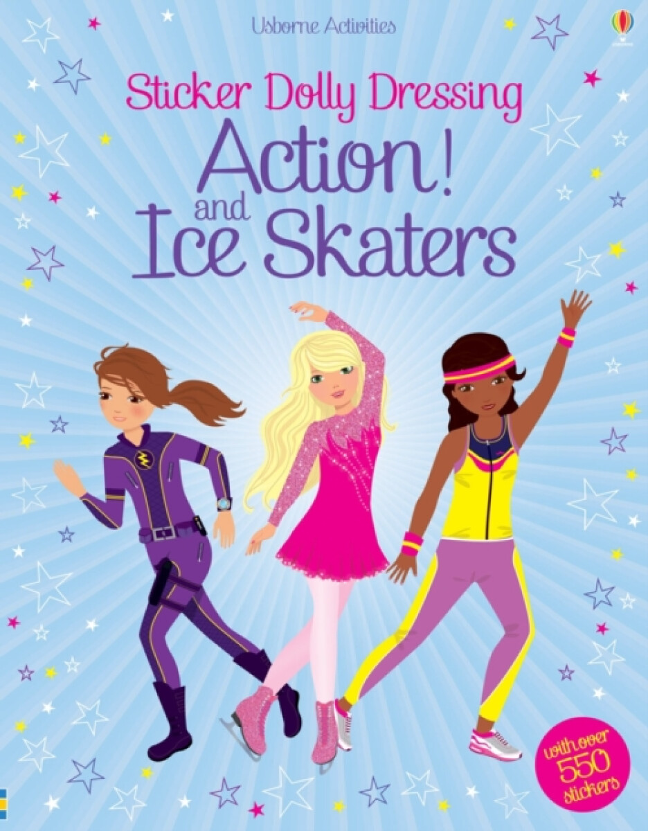 Kniha Sticker Dolly Dressing Action! & Ice Skaters