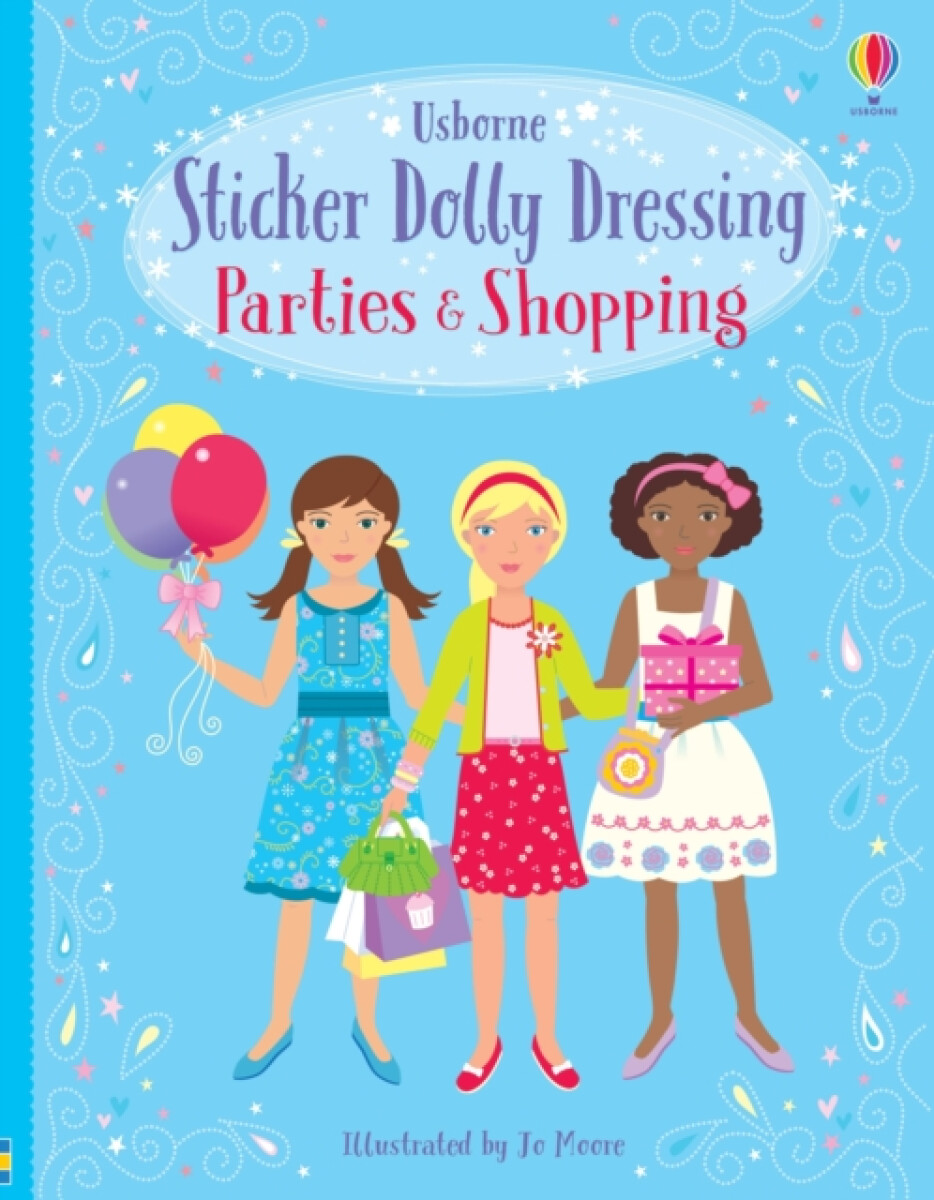 Kniha Sticker Dolly Dressing Parties a Shopping