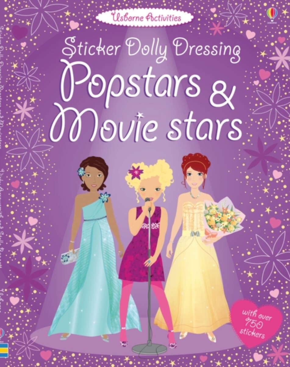 Kniha Sticker Dolly Dressing Popstars a Movie Stars