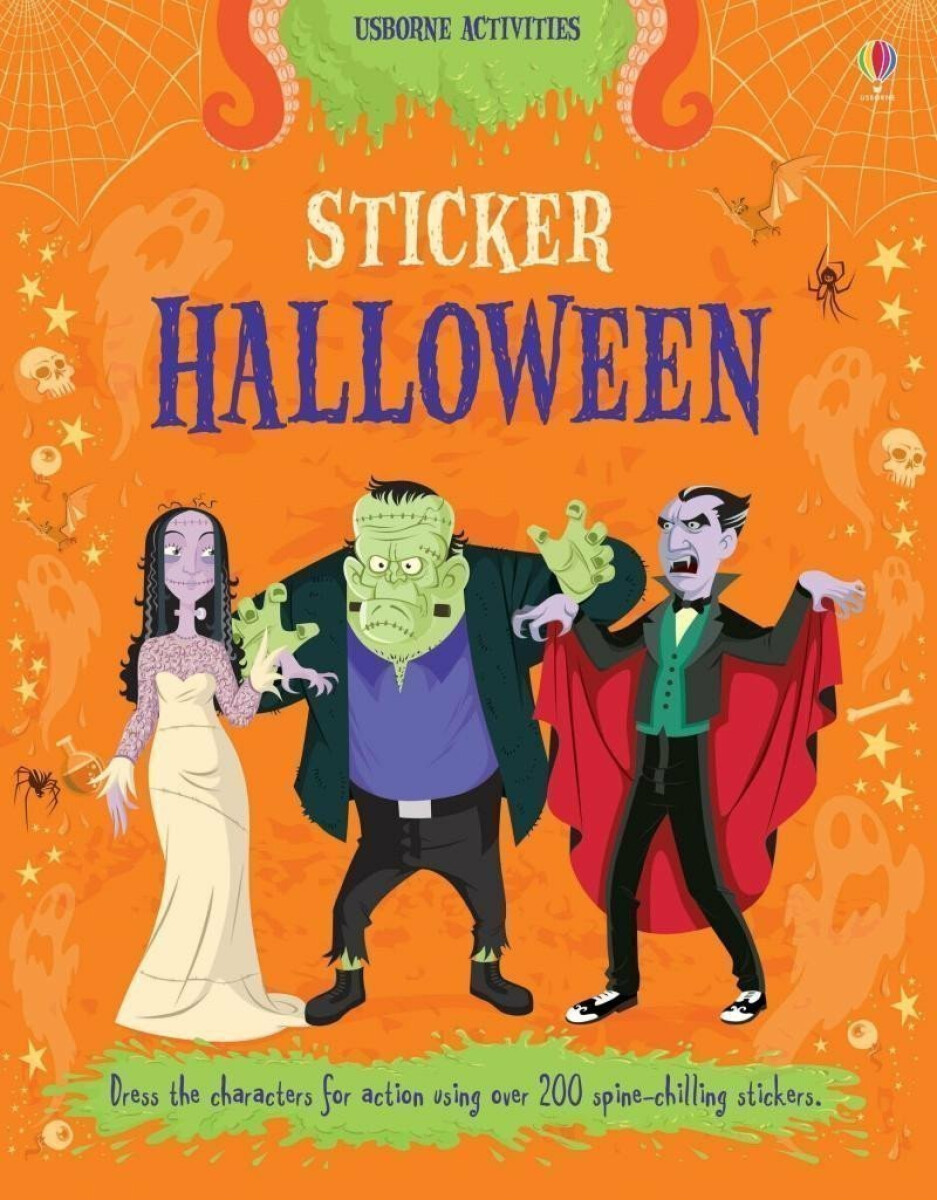 Kniha Sticker Halloween