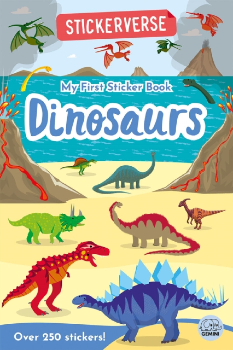 Kniha Stickerverse - My First Sticker Book Dinosaurs