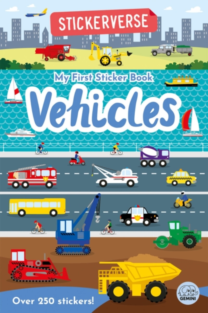 Kniha Stickerverse - My First Sticker Book Vehicles