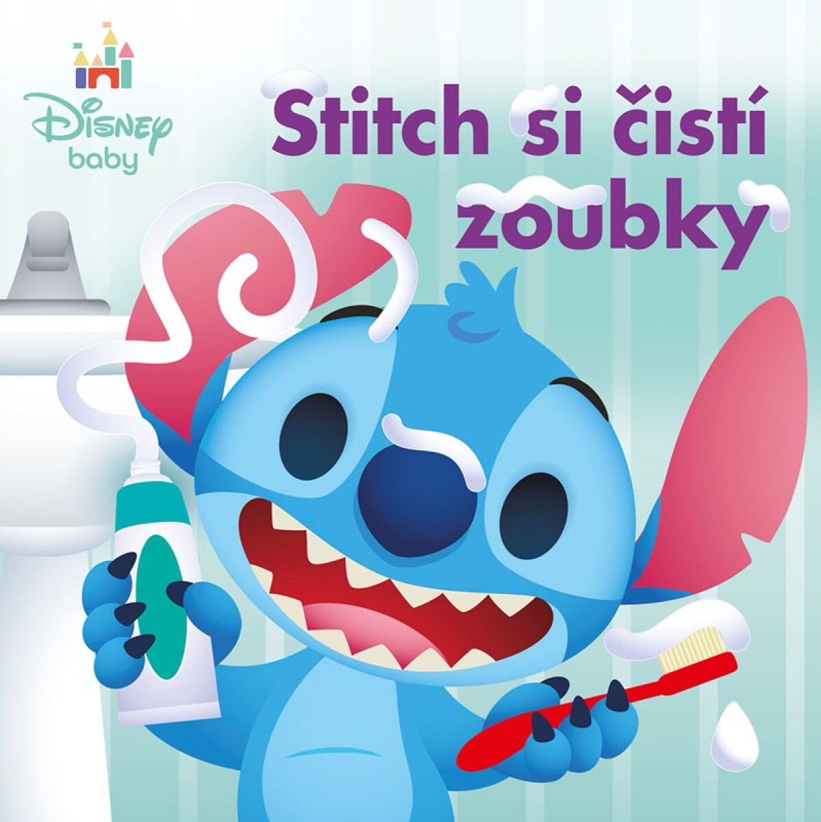 Levně Stitch si čistí zoubky