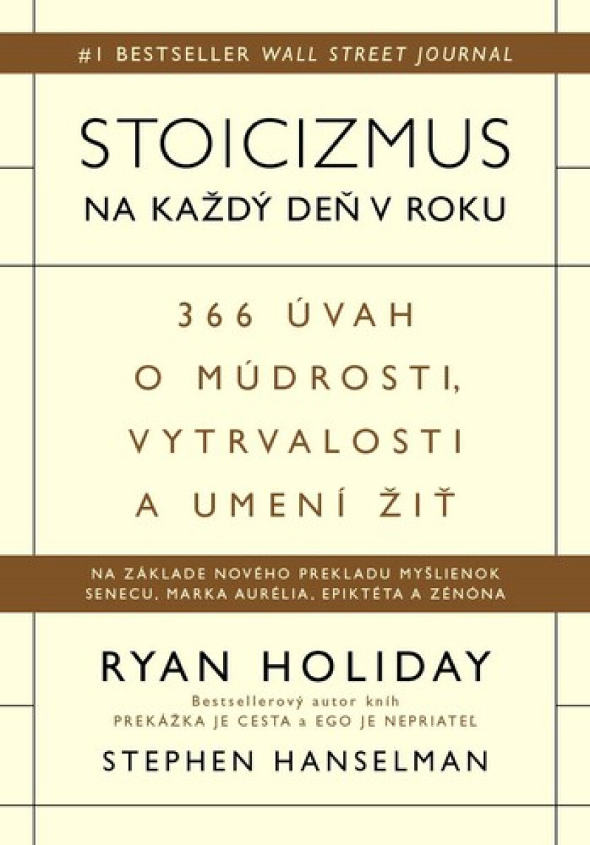 Kniha Stoicizmus na každý deň v roku