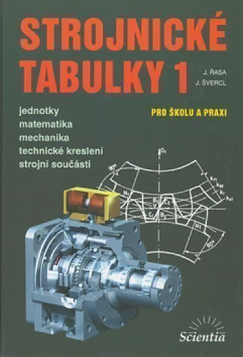 Kniha Strojnické tabulky 1