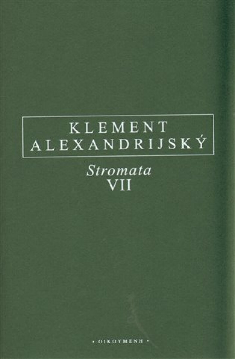 Kniha Stromata VII