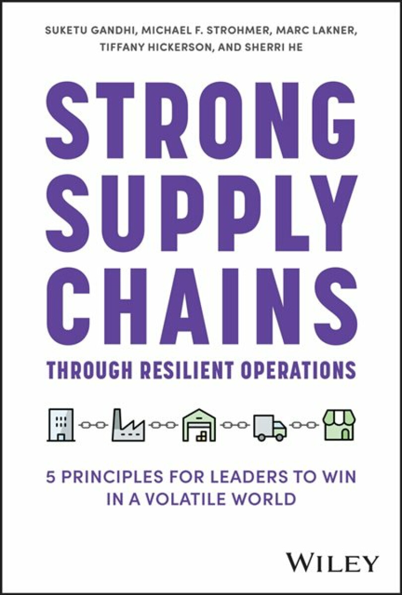 Kniha Strong Supply Chains Through Resilient Operations