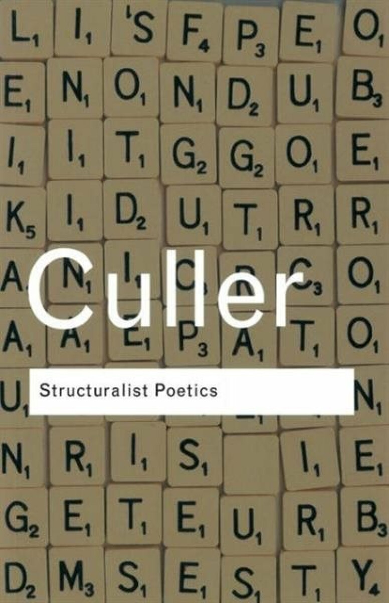 Kniha Structuralist Poetics