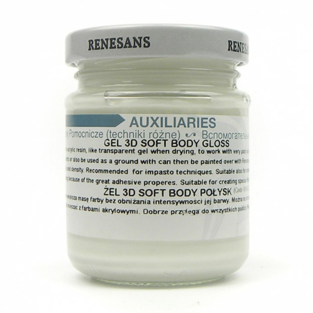 Strukturovací 3D gel lesklý – soft body 110ml