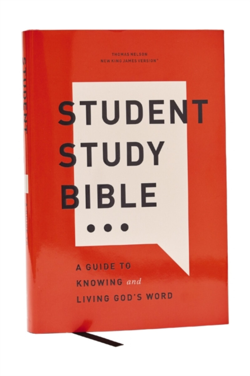 Kniha Student Study Bible: A Guide to Knowing and Living God''s Word (NKJV, Hardcover, Red Letter, Comfort Print)