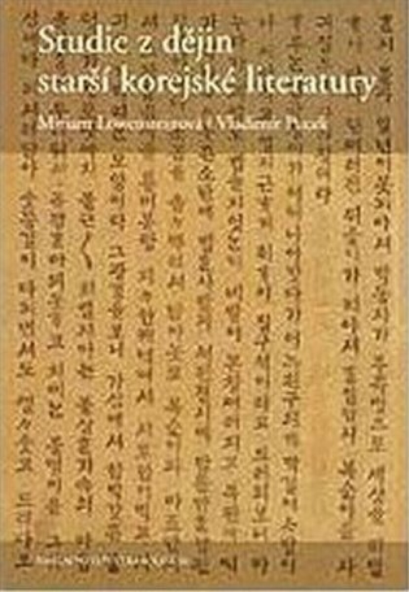 Kniha Studie z dějin starší korejské literatury