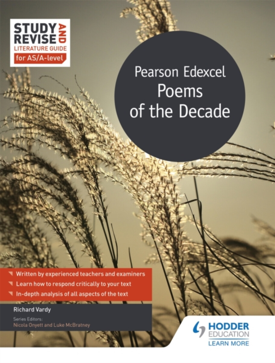 Kniha Study and Revise Literature Guide for AS/A-level: Pearson Edexcel Poems of the Decade