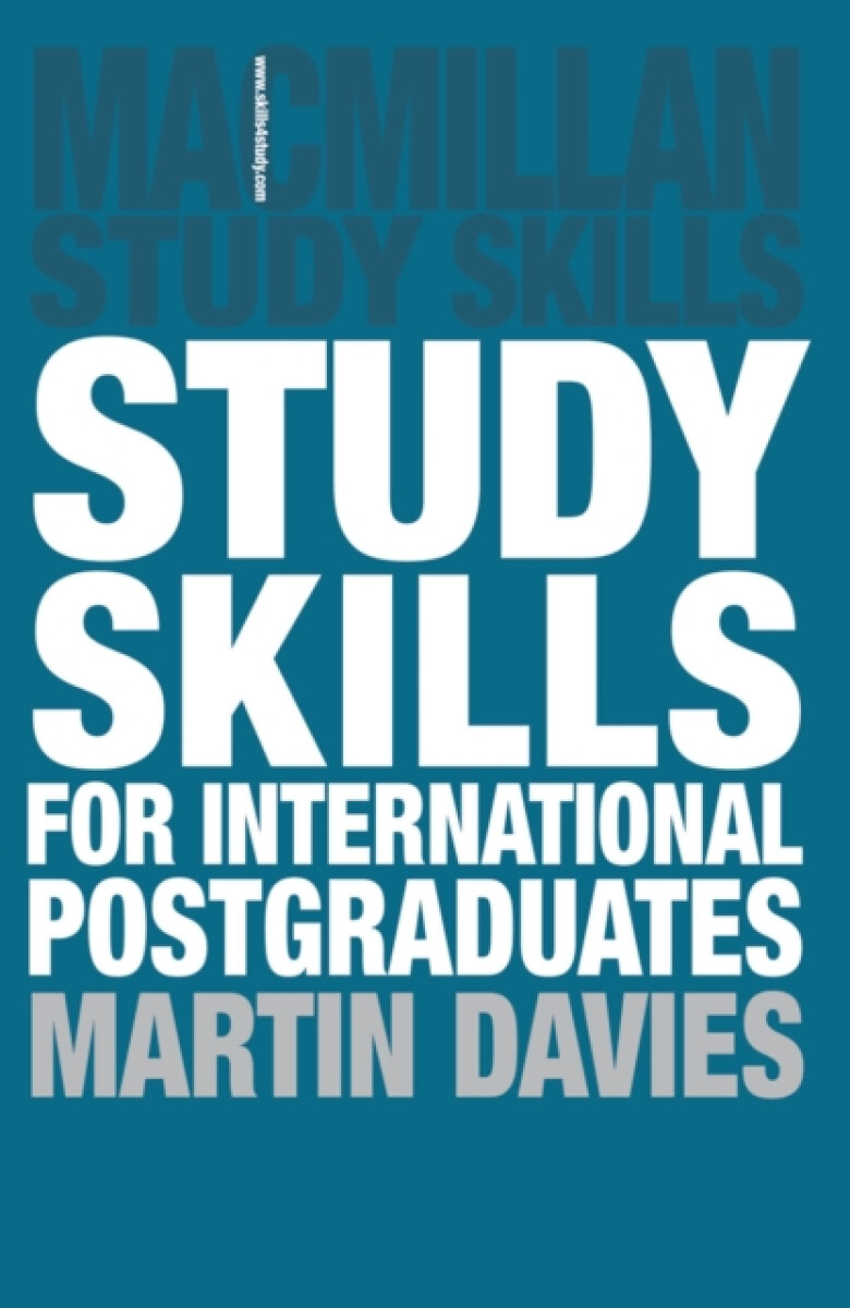 Kniha Study Skills for International Postgraduates