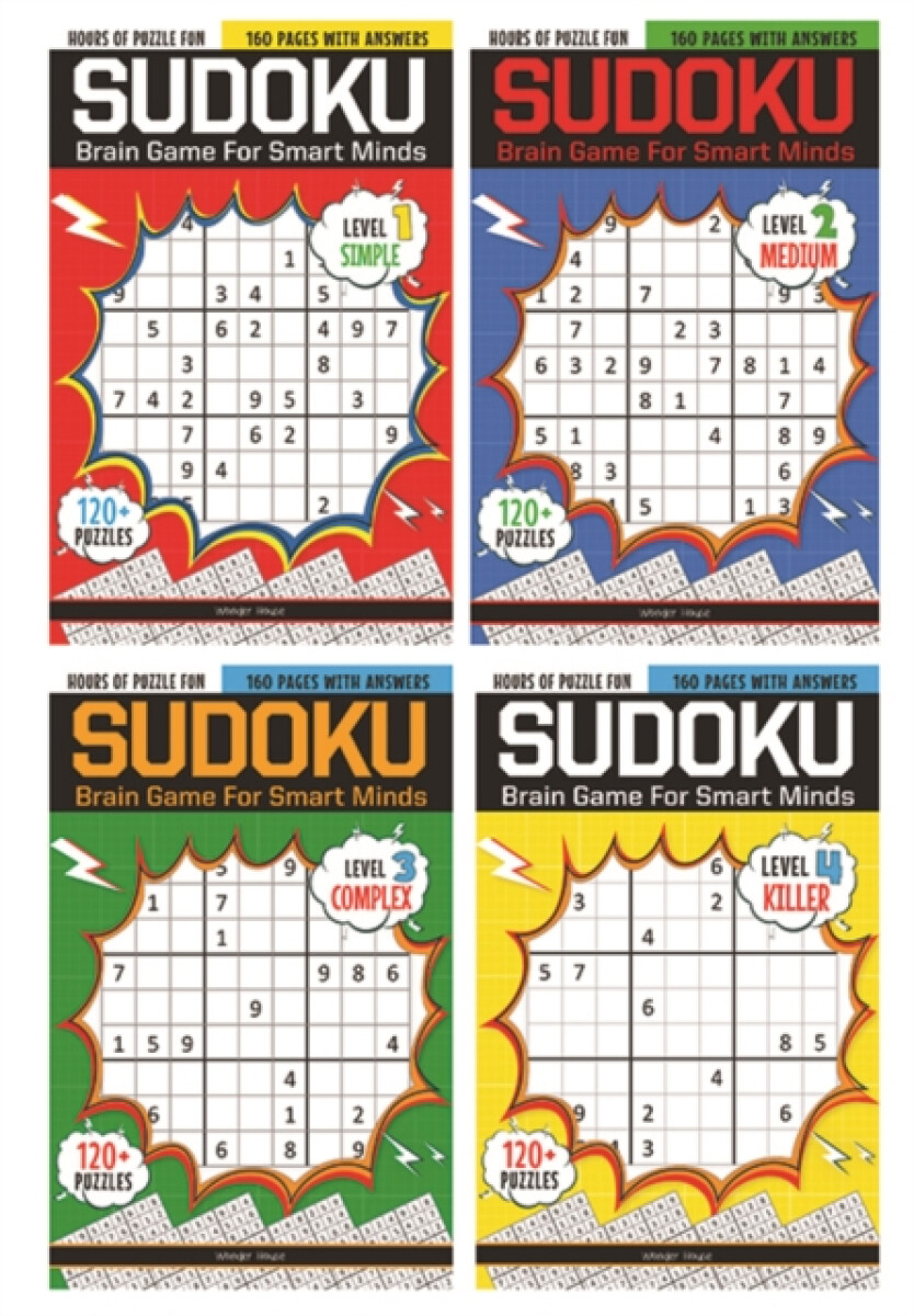 Kniha Sudoku - Brain Games for Smart Minds