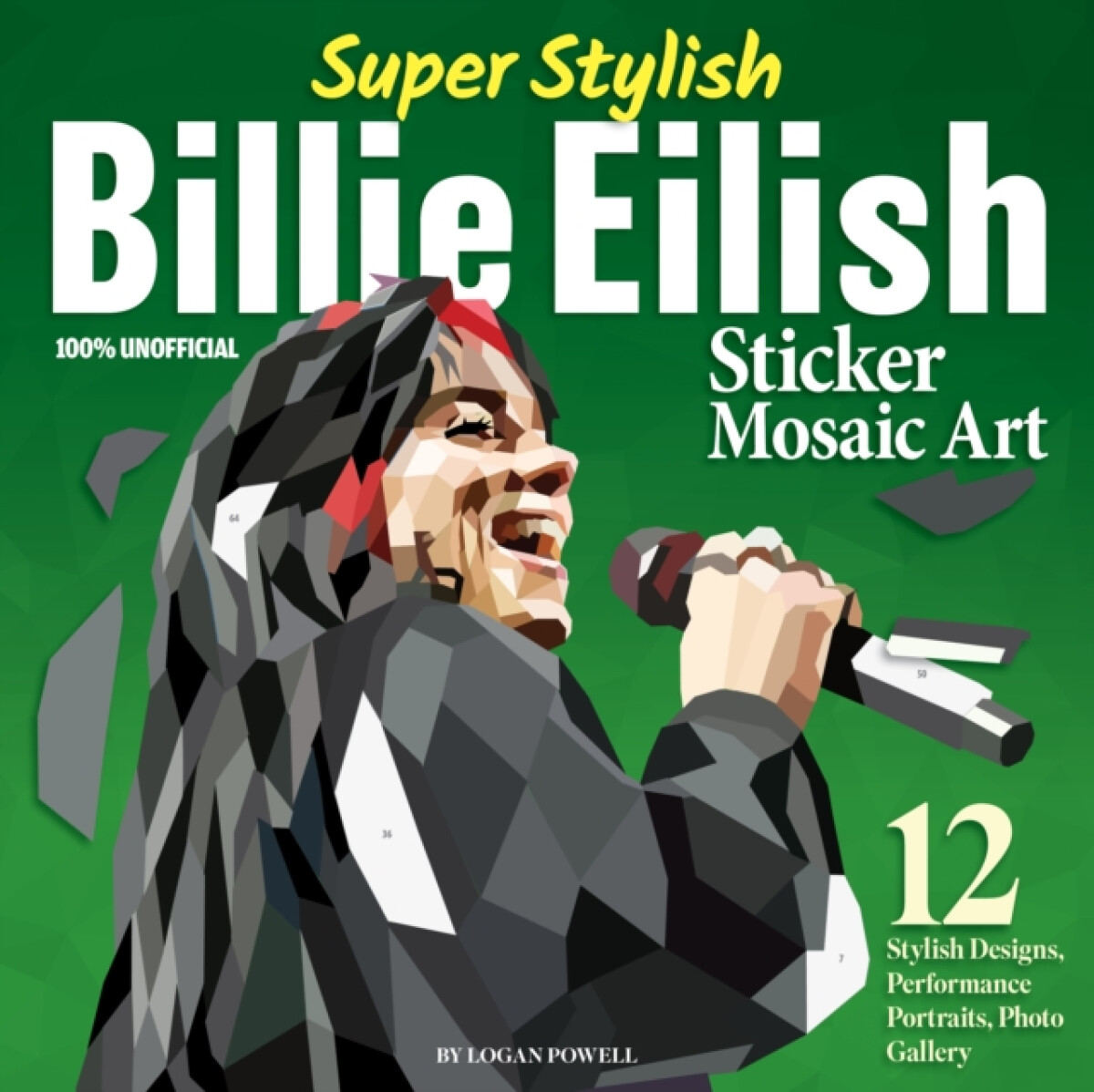 Kniha Super Stylish Billie Eilish Sticker Mosaic Art