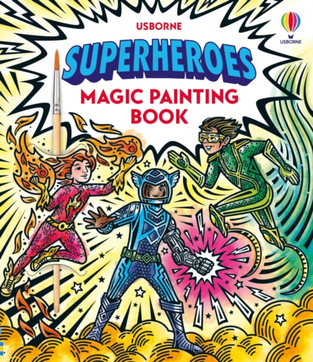 Superheroes Magic Painting Book - Sam Baer