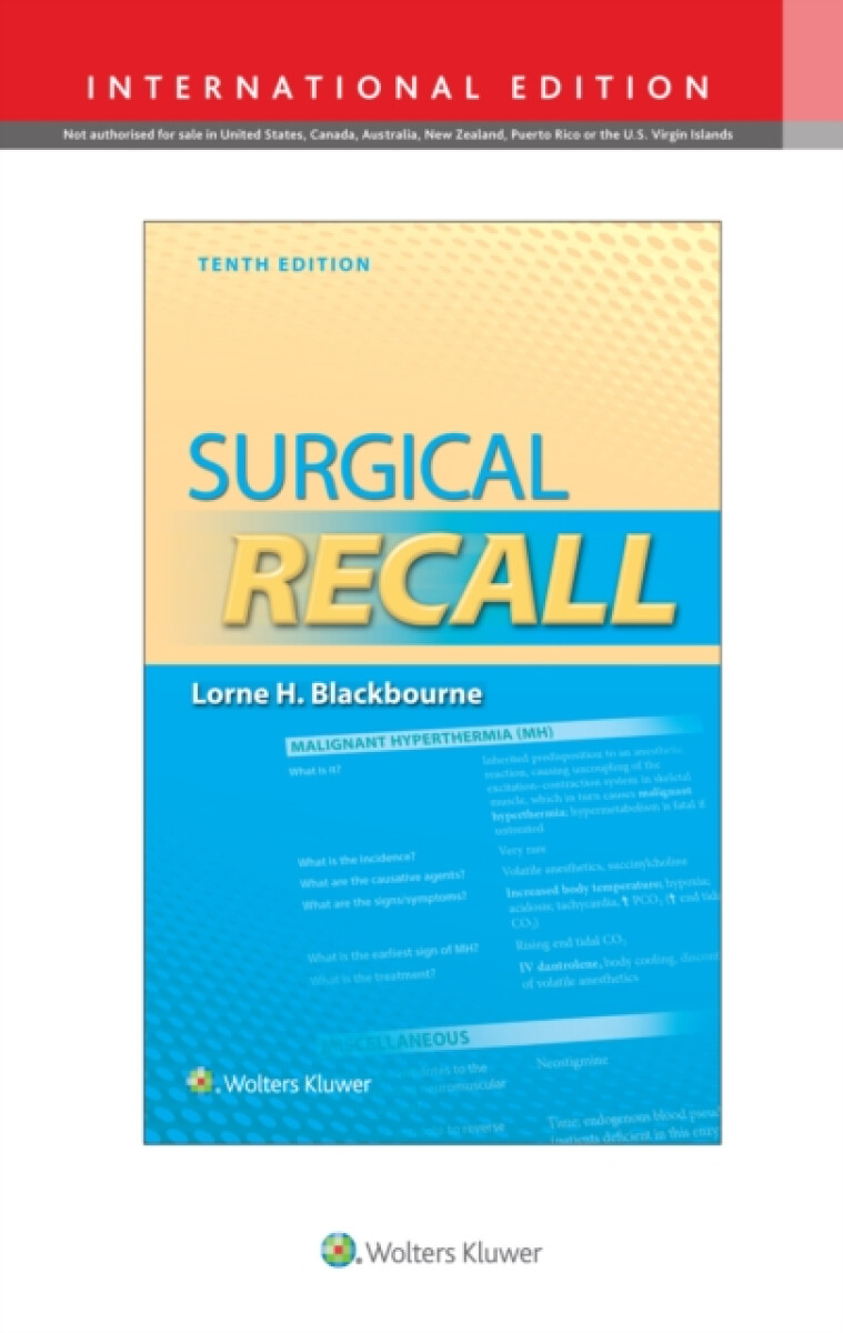 Kniha Surgical Recall