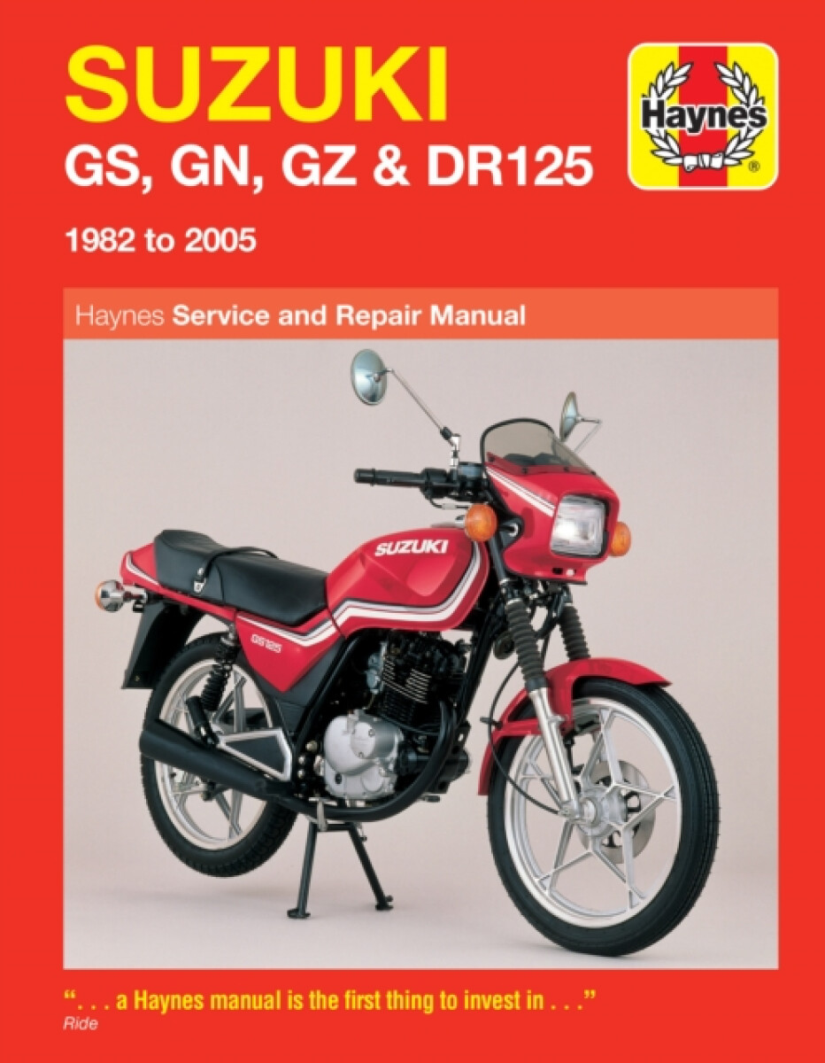 Kniha Suzuki GS, GN, GZ a DR125 Singles (82 - 05) Haynes Repair Manual
