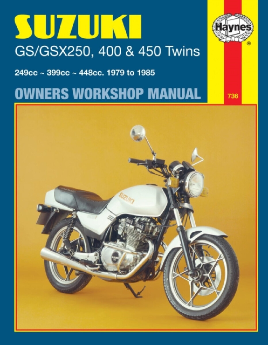 Kniha Suzuki GS/GSX250, 400 a 450 Twins (79 - 85) Haynes Repair Manual