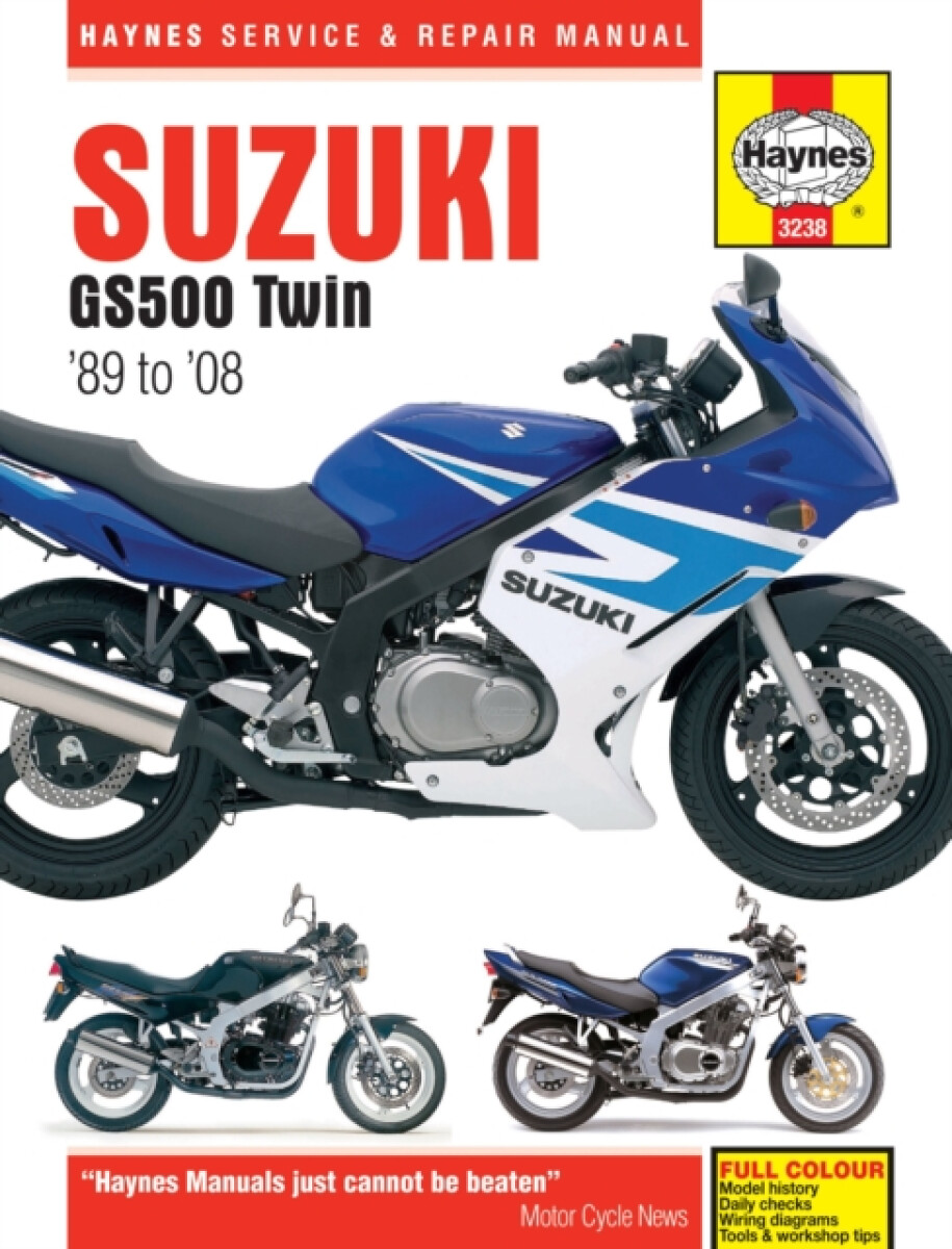 Kniha Suzuki GS500 Twin (89 - 08) Haynes Repair Manual
