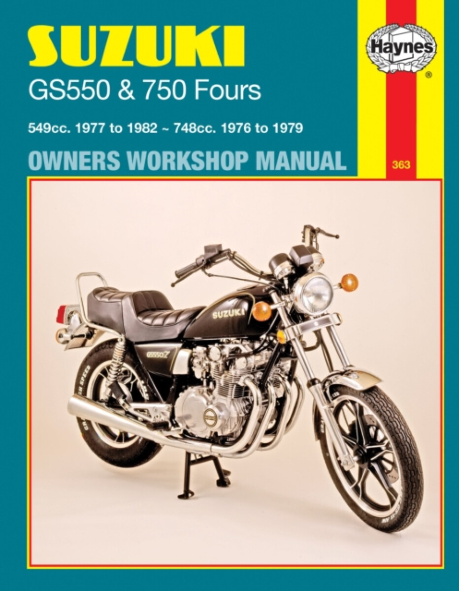 Kniha Suzuki GS550 (77 - 82) a GS750 Fours (76 - 79) Haynes Repair Manual