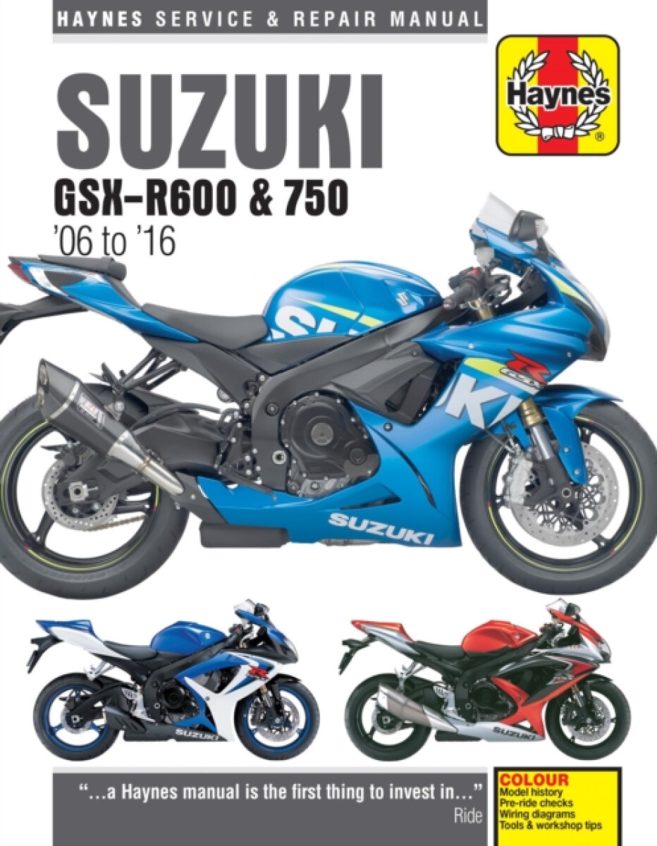Kniha Suzuki GSX-R600 a 750 (06 - 16)