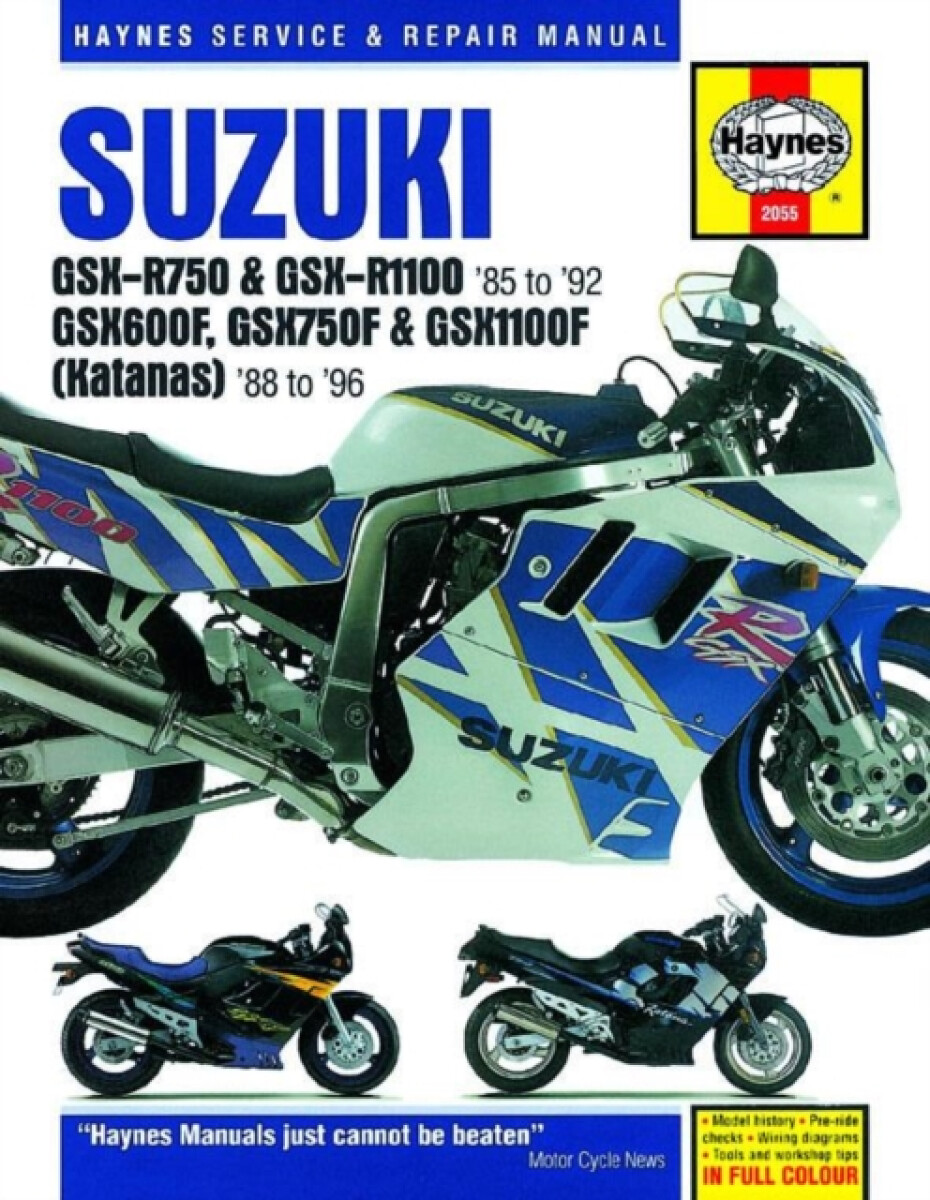 Kniha Suzuki GSX-R750 a GSX-R1100, GSX600F, GSX750F a GSX1100F (Katanas) (86 - 96)