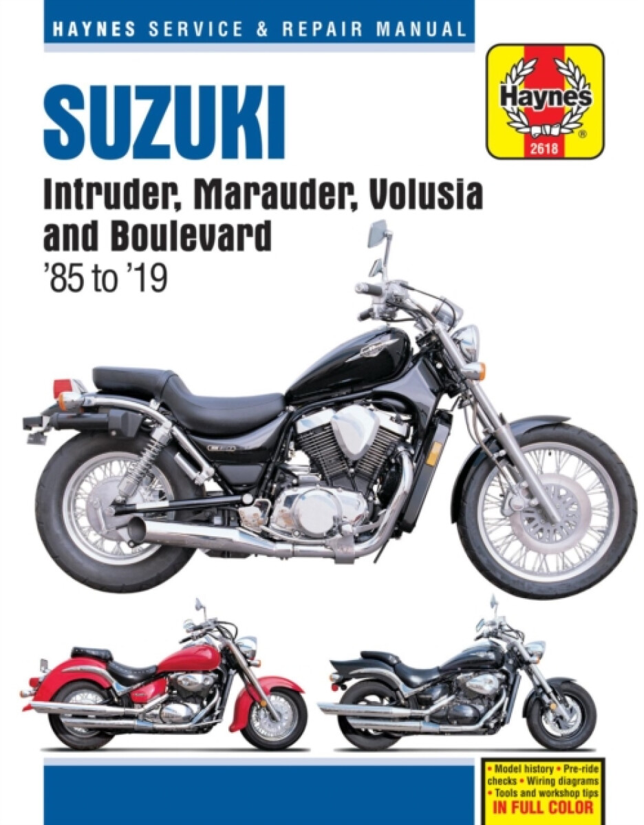 Kniha Suzuki Intruder, Marauder, Volusia a Boulevard