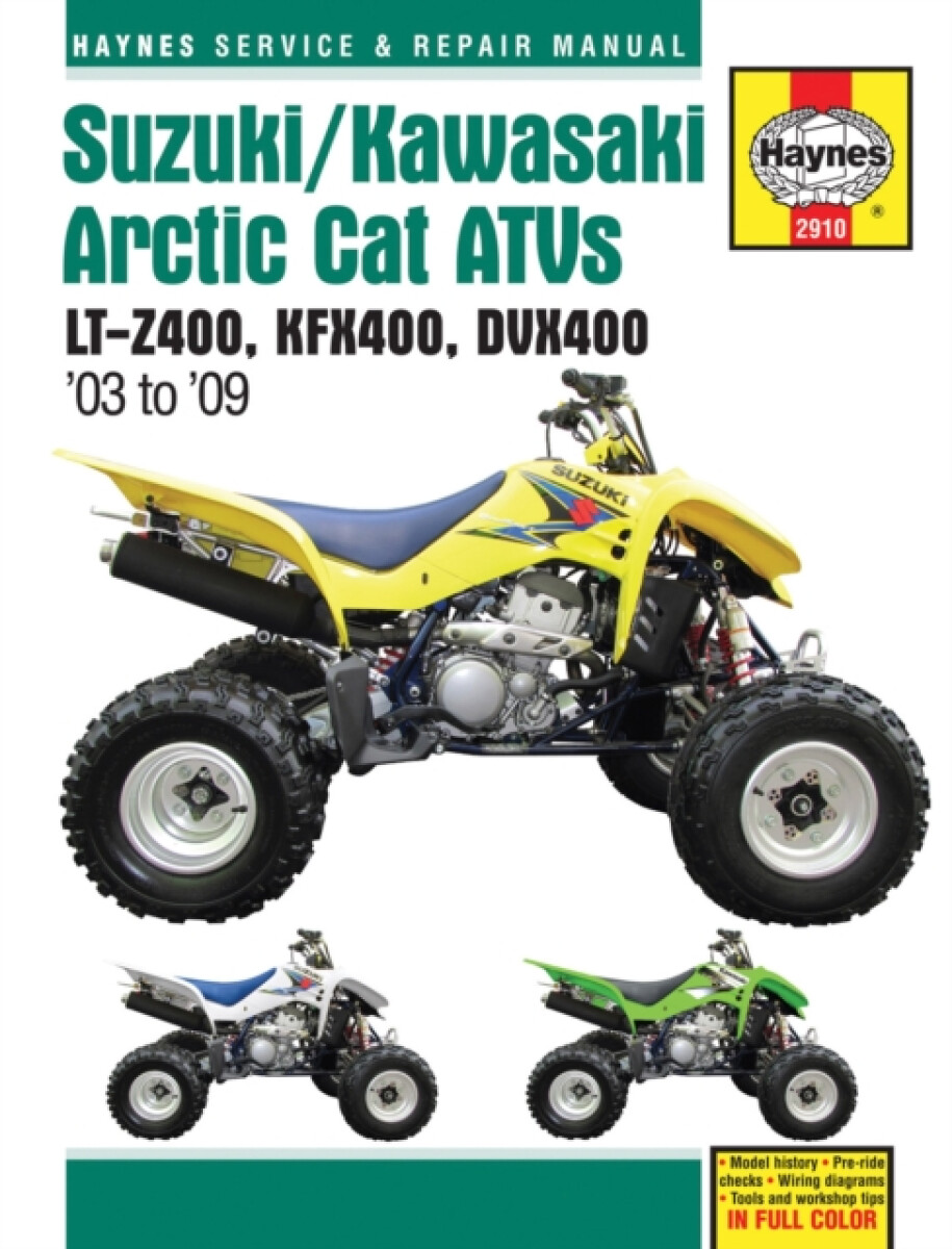 Kniha Suzuki/Kawasaki Arctic Cat ATVs (03 - 09)