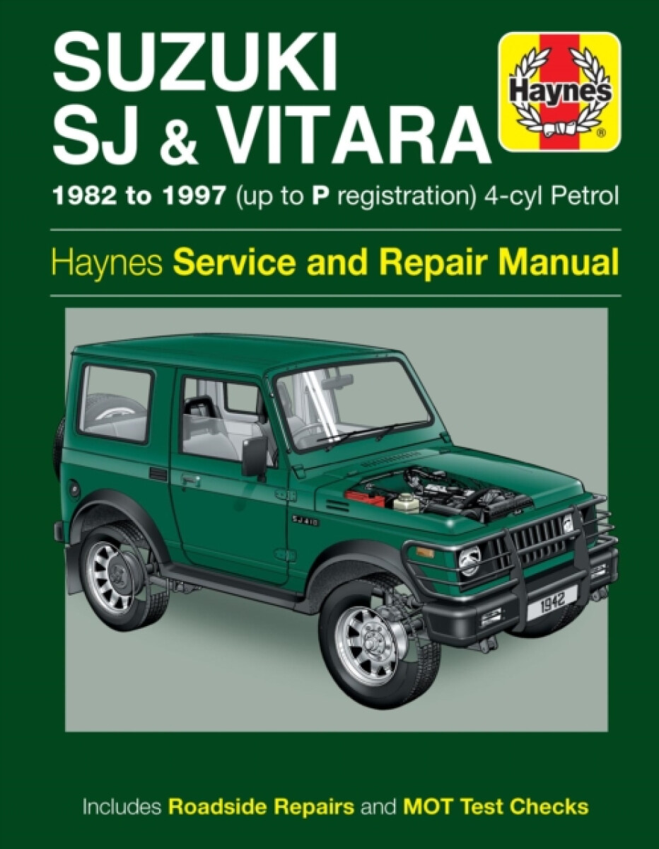 Kniha Suzuki SJ Series, Samurai a Vitara (4-cyl) Petrol (82 - 97) Haynes Repair Manual