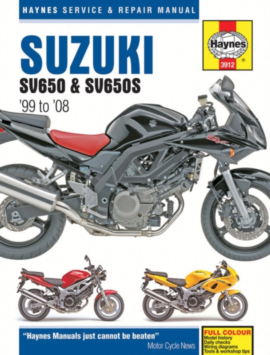 Kniha Suzuki Sv650 a Sv650S