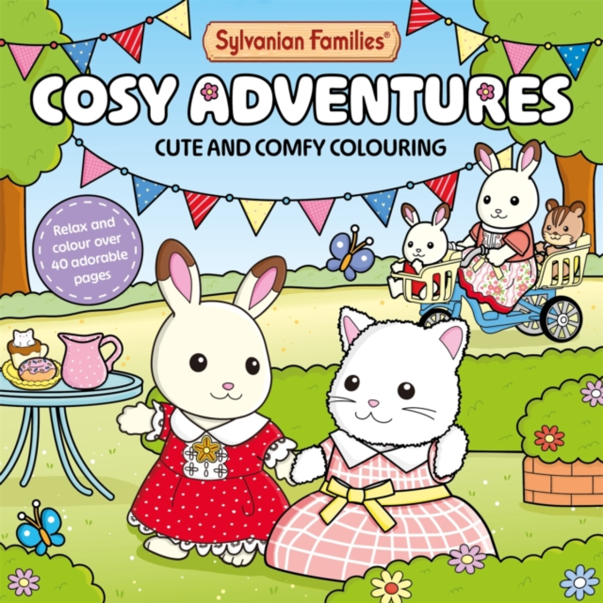 Kniha Sylvanian Families Cosy Adventures Colouring Book