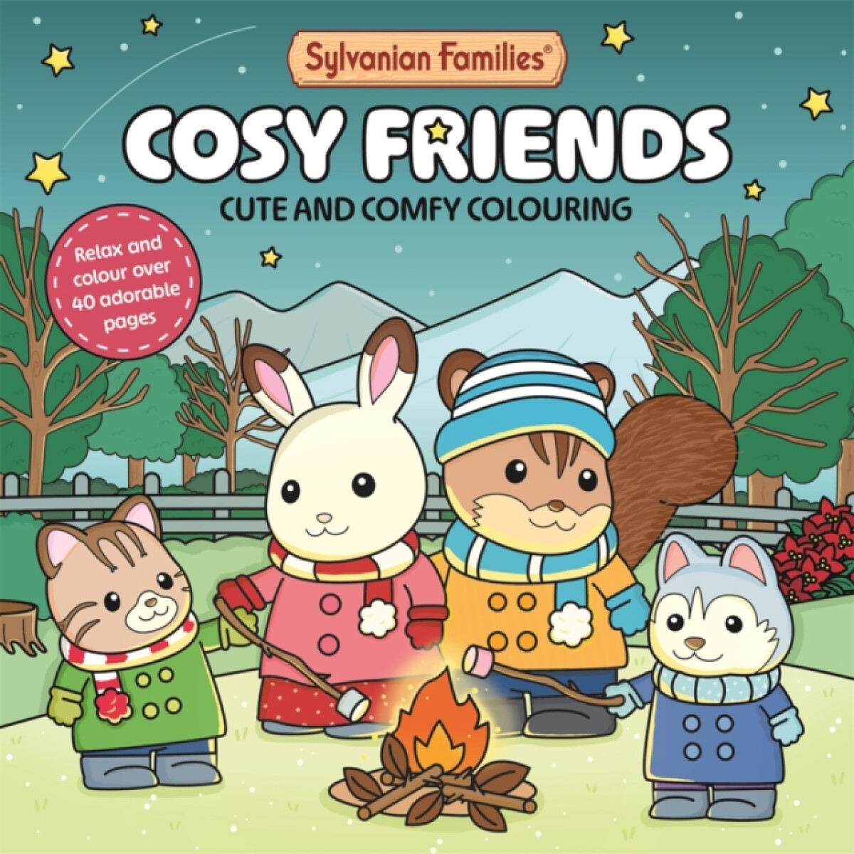Kniha Sylvanian Families Cosy Friends Colouring Book
