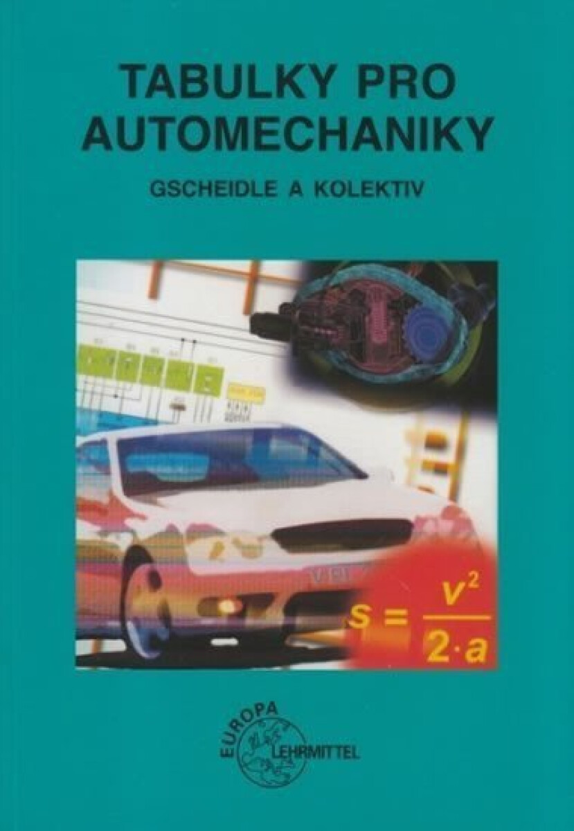 Kniha Tabulky pro automechaniky