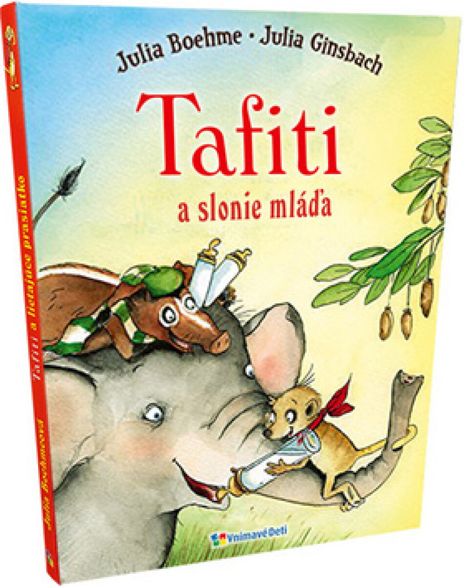 Kniha Tafiti a slonie mláďa
