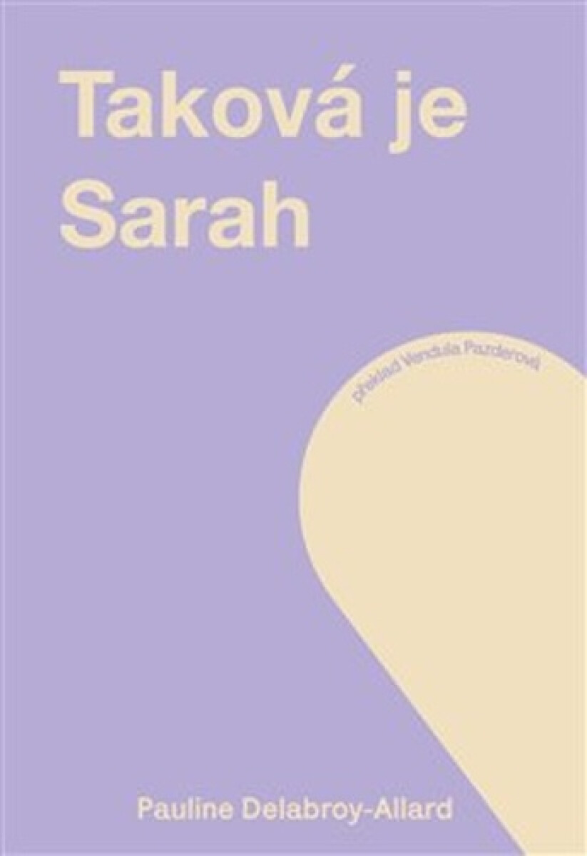 Kniha Taková je Sarah