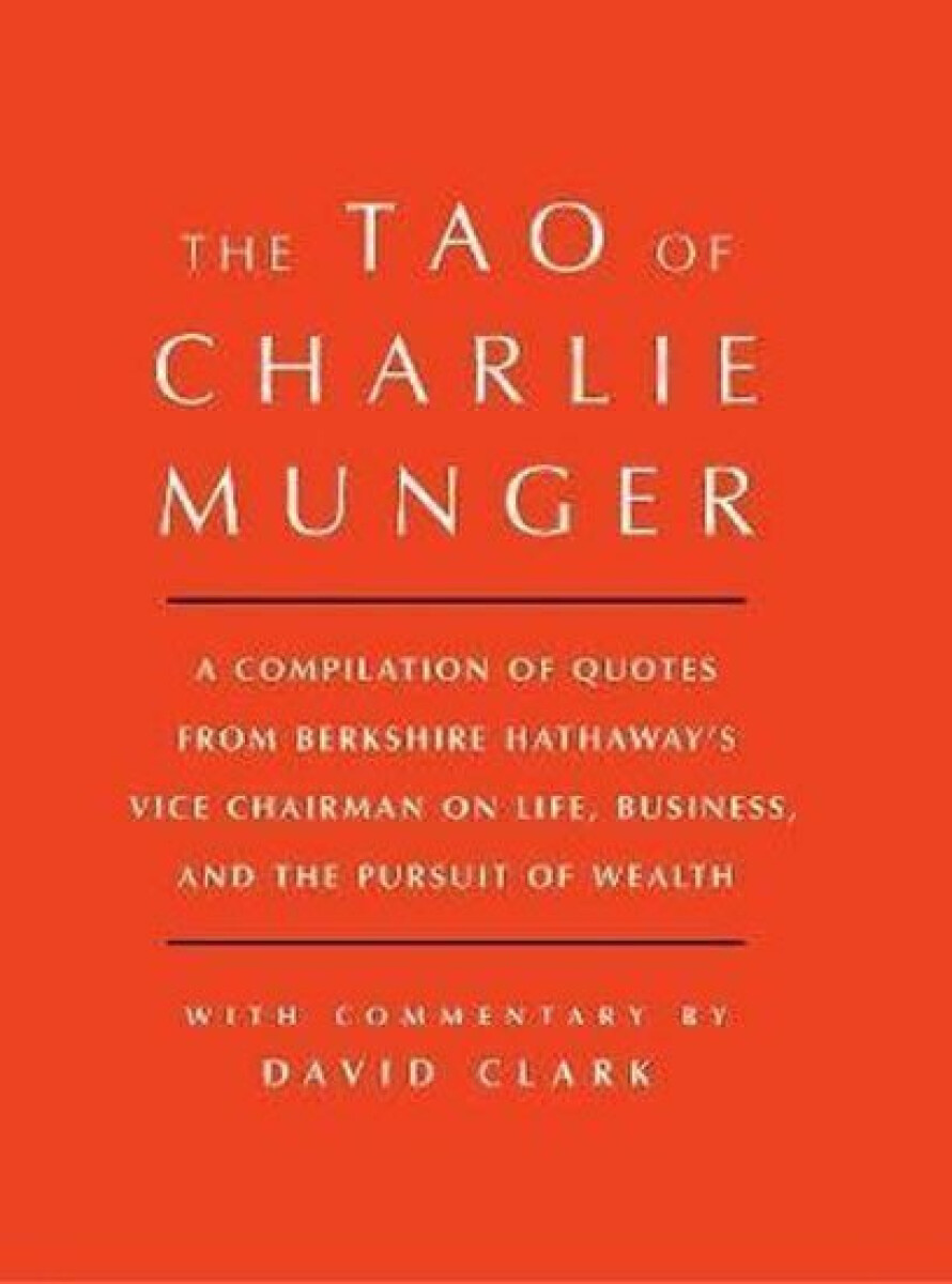 Kniha Tao of Charlie Munger