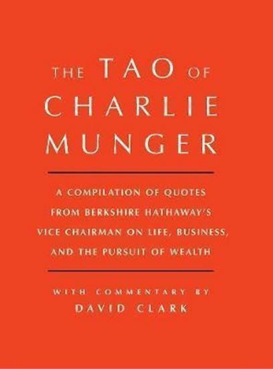 Kniha Tao of Charlie Munger