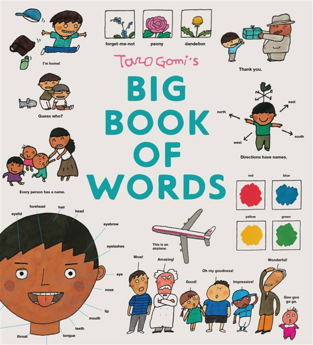 Kniha Taro Gomi's Big Book of Words