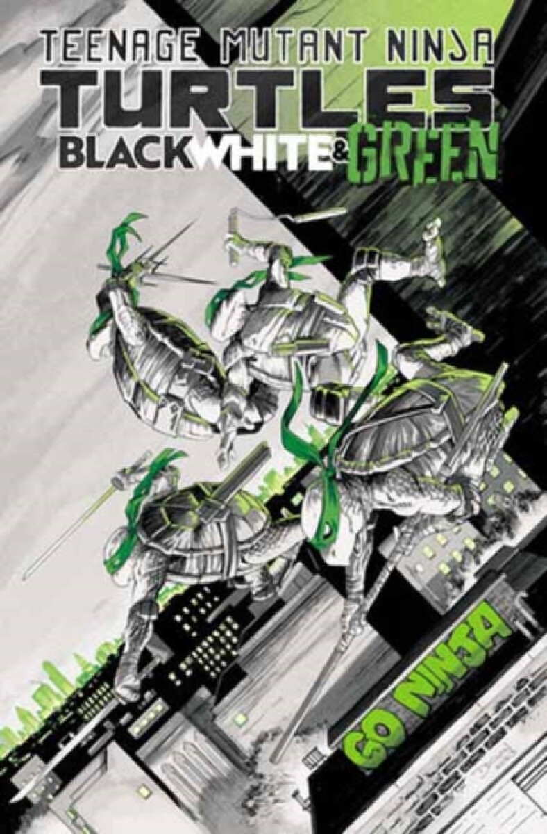 Kniha Teenage Mutant Ninja Turtles: Black, White, and Green