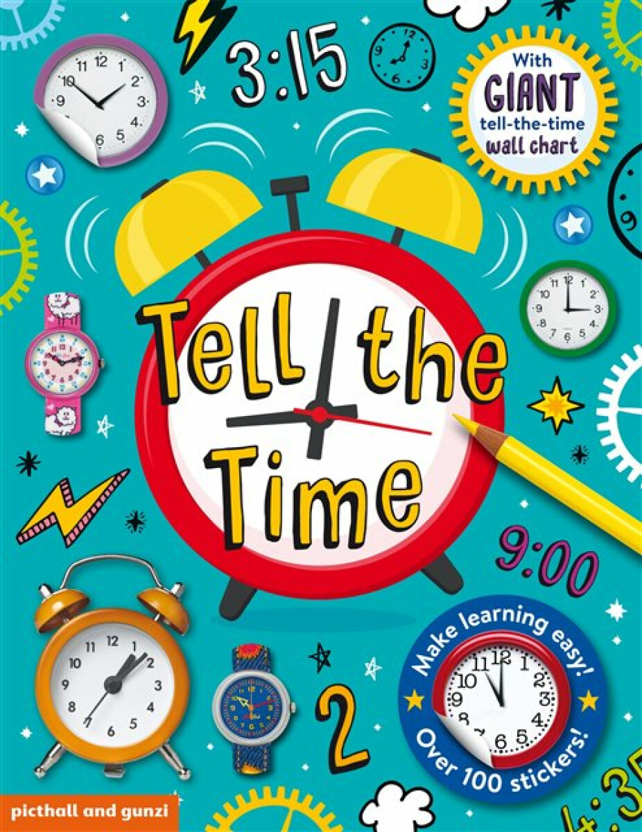 Kniha Tell The Time Sticker Book