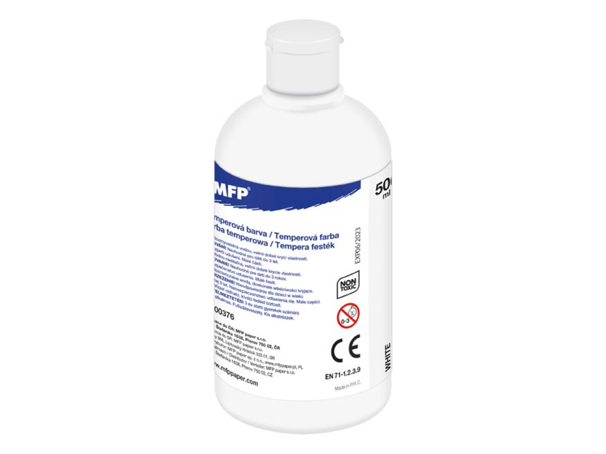 Temperové barvy 500ml běloba
