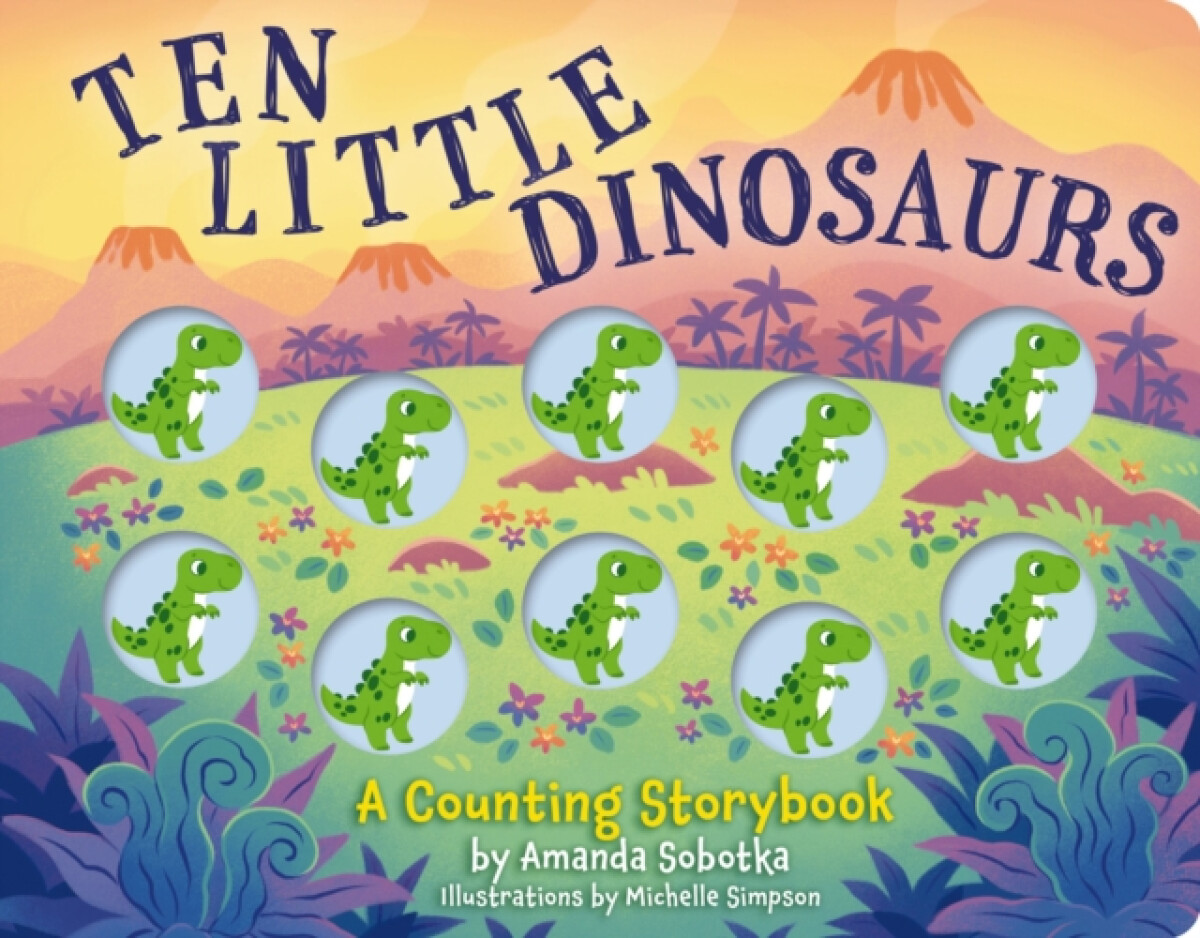 Kniha Ten Little Dinosaurs