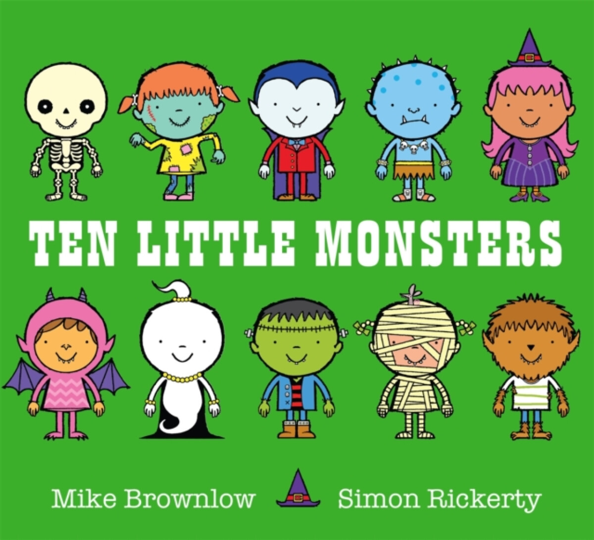 Kniha Ten Little Monsters