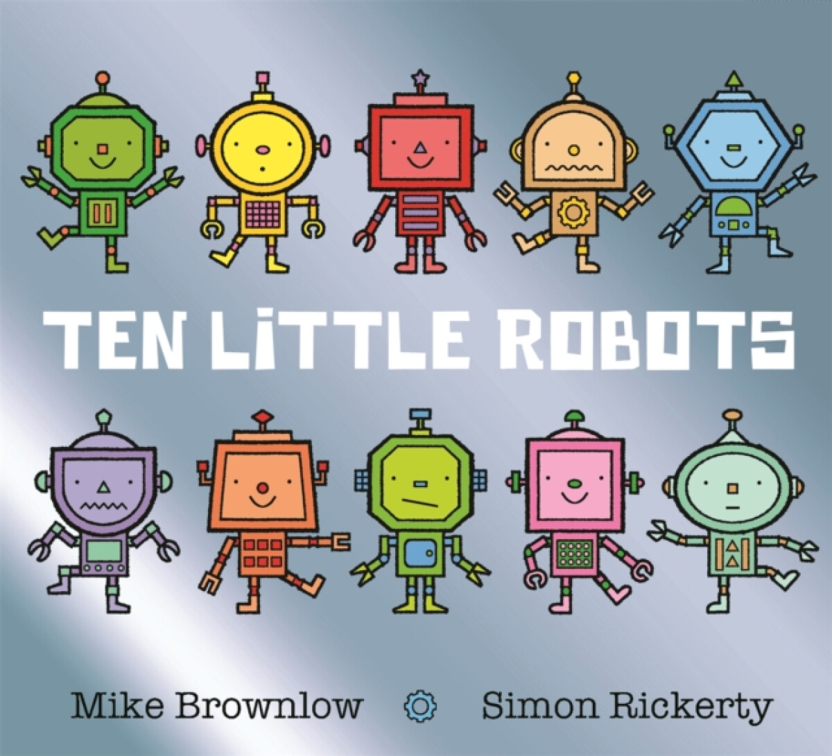 Kniha Ten Little Robots