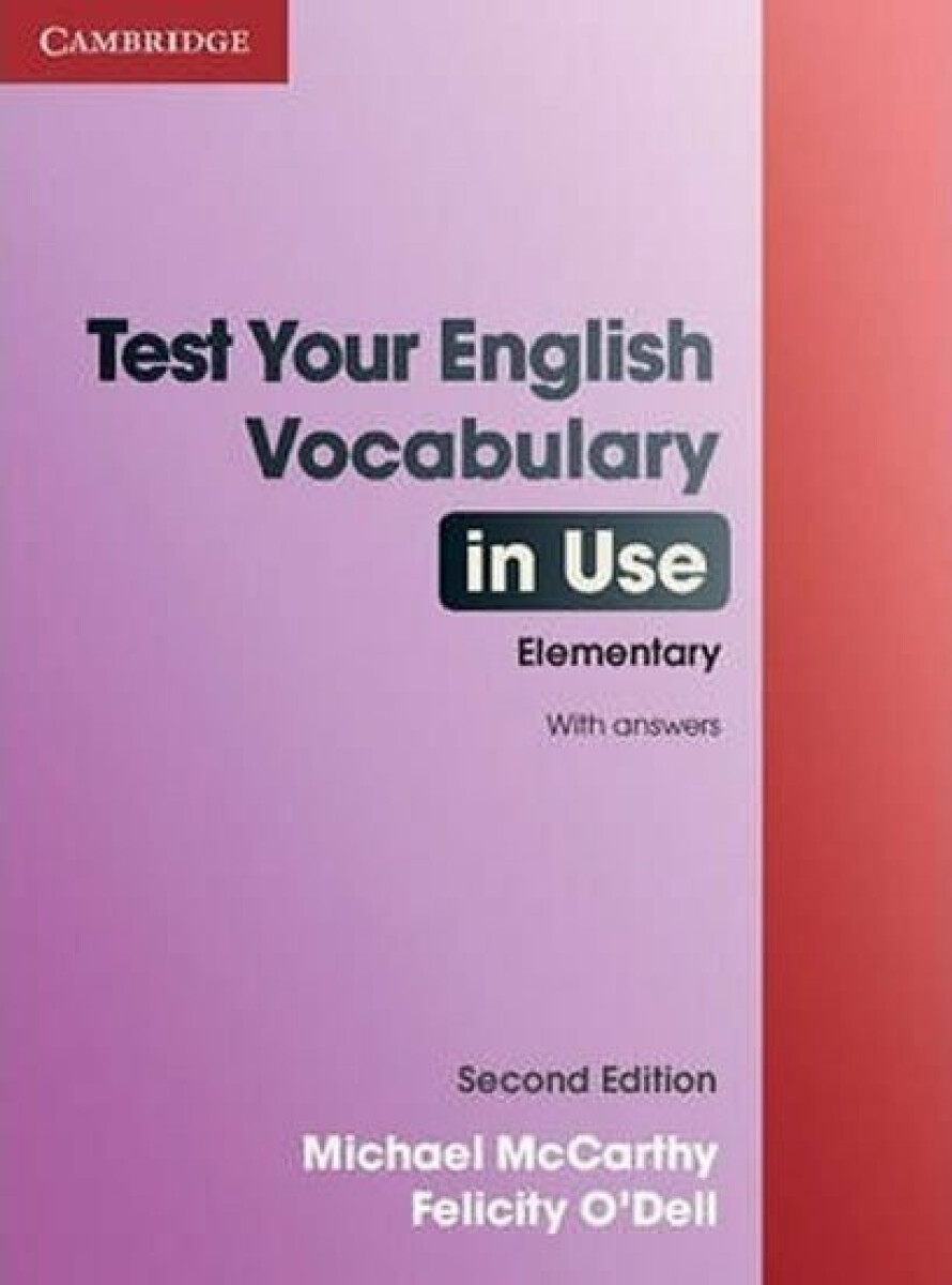 Kniha Test Your English Vocabulary in Use Elementary with Answers