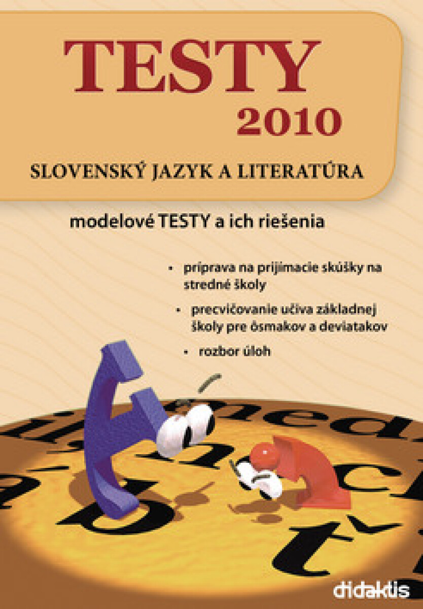Kniha TESTY 2010 Slovenský jazyk a literatúra