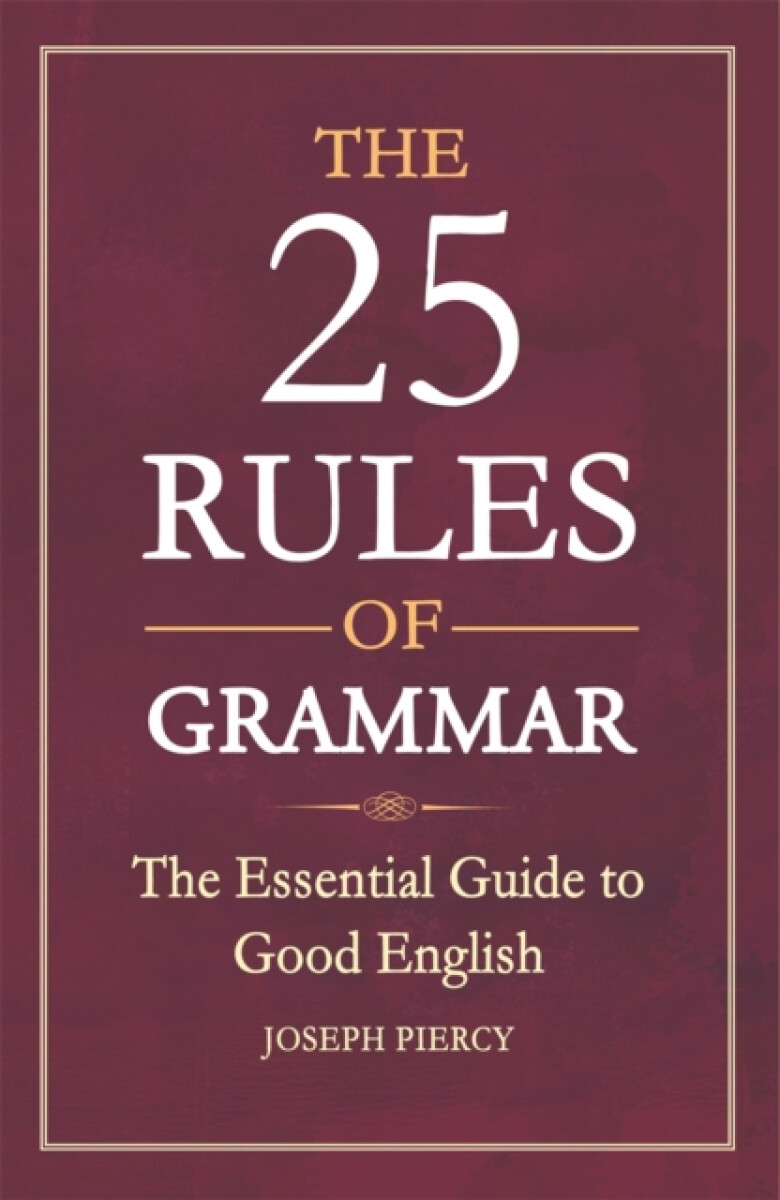 Kniha 25 Rules of Grammar