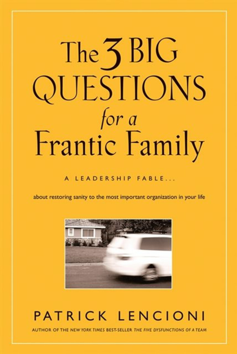 Kniha 3 Big Questions for a Frantic Family