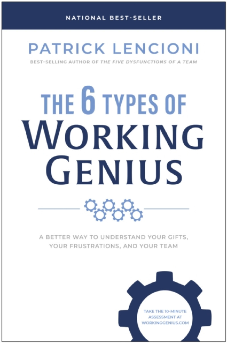 Kniha 6 Types of Working Genius